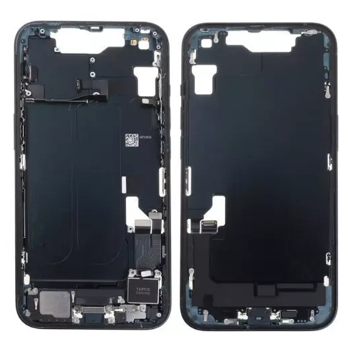 For iPhone 14 Mid Frame Chassis Assembly With Parts Midnight
