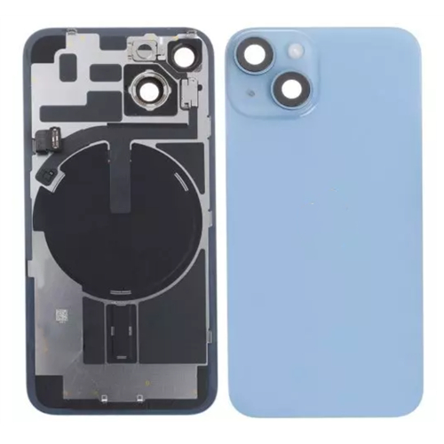 For iPhone 14 Rear Cover Glass Panel Blue