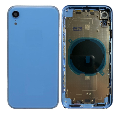 For iPhone XR Rear Housing Frame-Blue