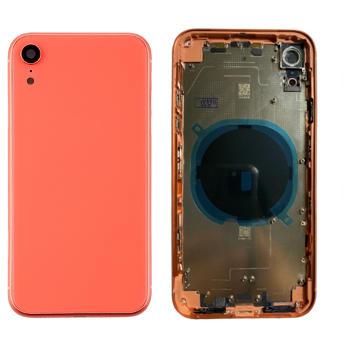For iPhone XR Rear Housing Frame-Coral