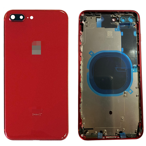 For iPhone 8 Plus Rear Housing Frame-Red