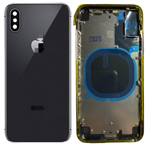 For iPhone X Rear Housing Frame-Black
