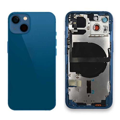 For iPhone 13 Rear Housing Frame Assembly Blue
