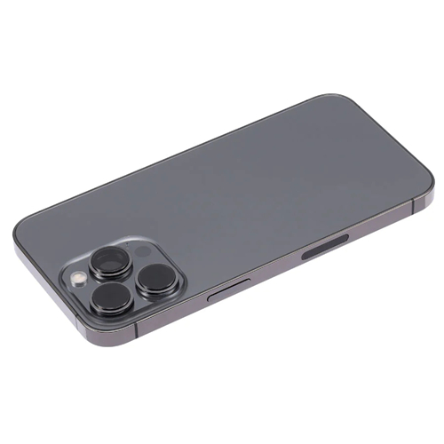 For iPhone 13 Pro Rear Housing with Small Parts Pre-Installed - Graphite