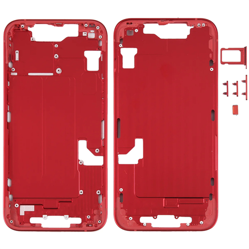 For iPhone 14 Chassis Intermediate Frame-Red