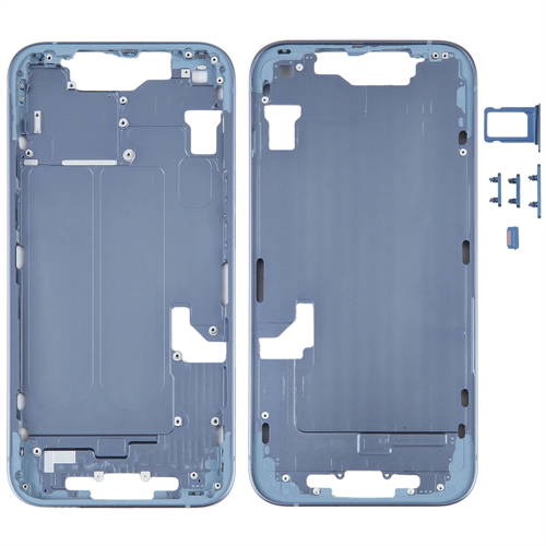 For iPhone 14 Chassis Intermediate Frame-Blue