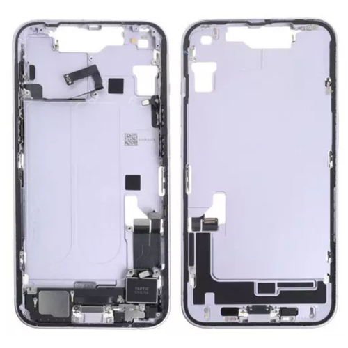 For iPhone 14 Mid Frame Chassis Assembly With Parts Purple