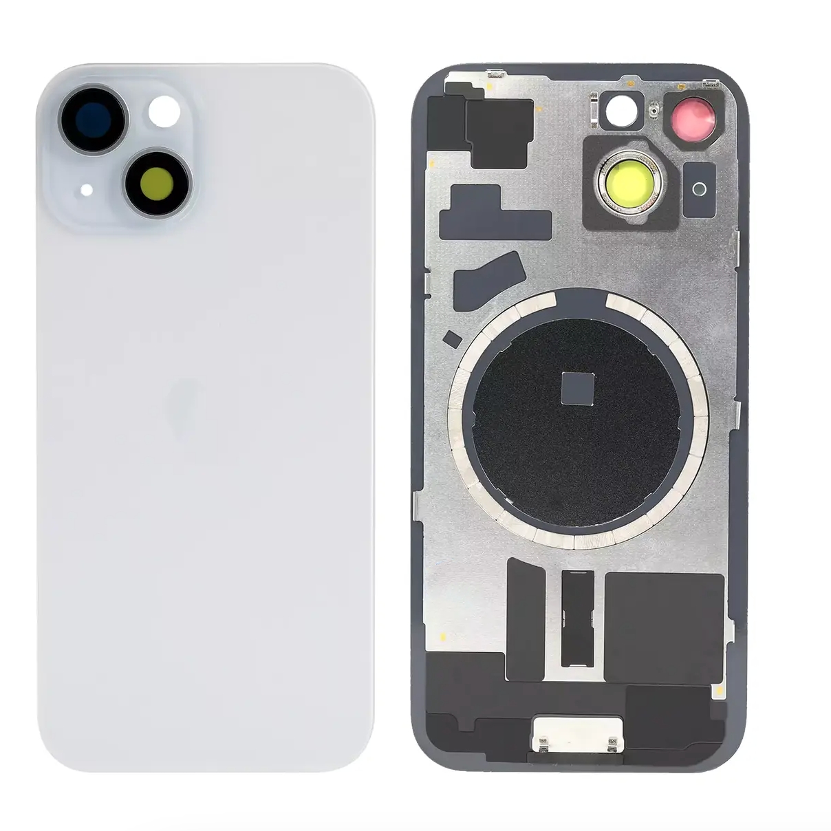 For iPhone 15 Back Glass Replacement-White