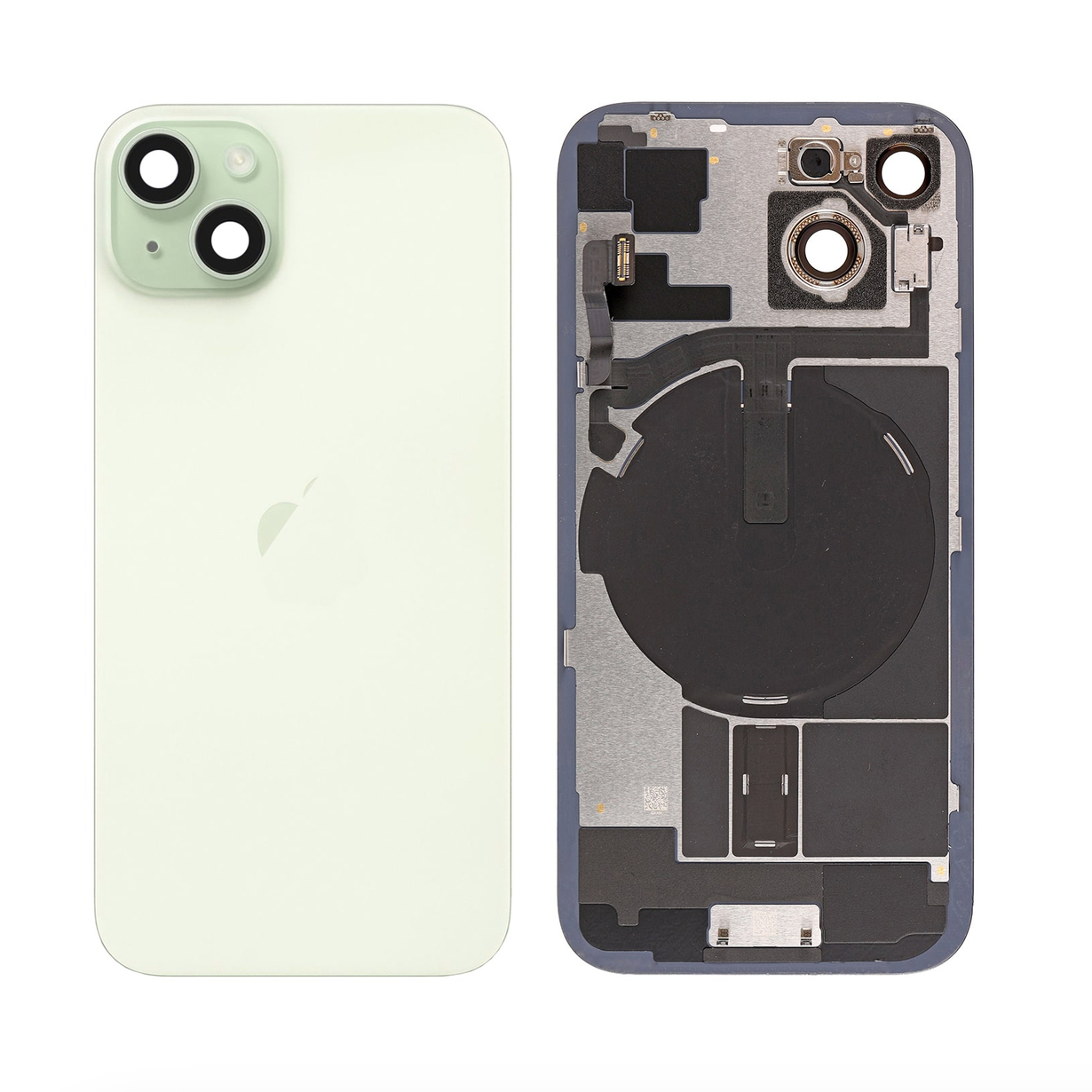 For iPhone 15 Back Glass Assembly-Green