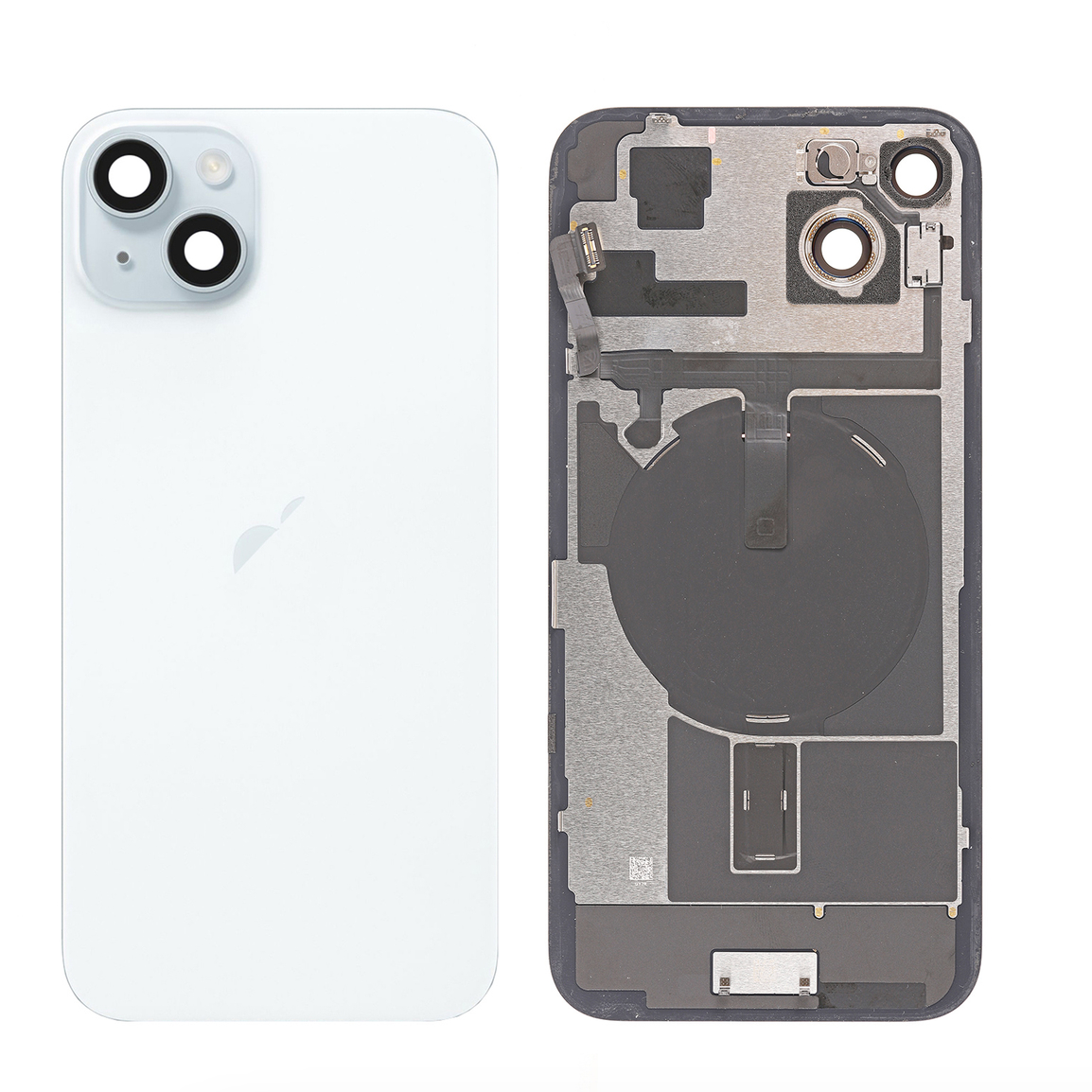 For iPhone 15 Plus Back Glass Assembly-White