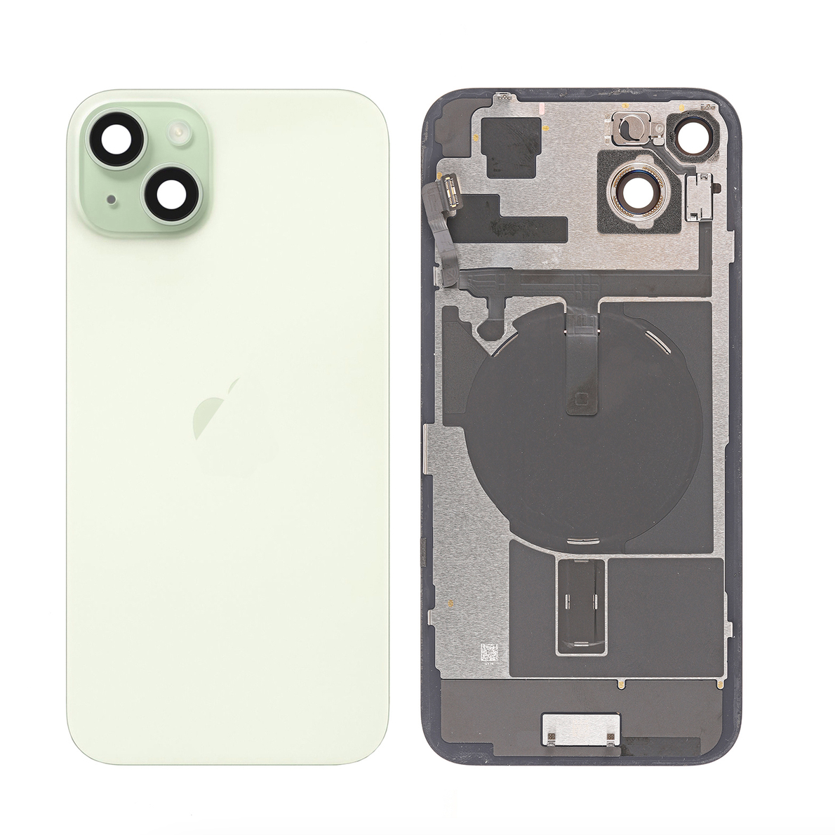 For iPhone 15 Plus Back Glass Assembly-Green