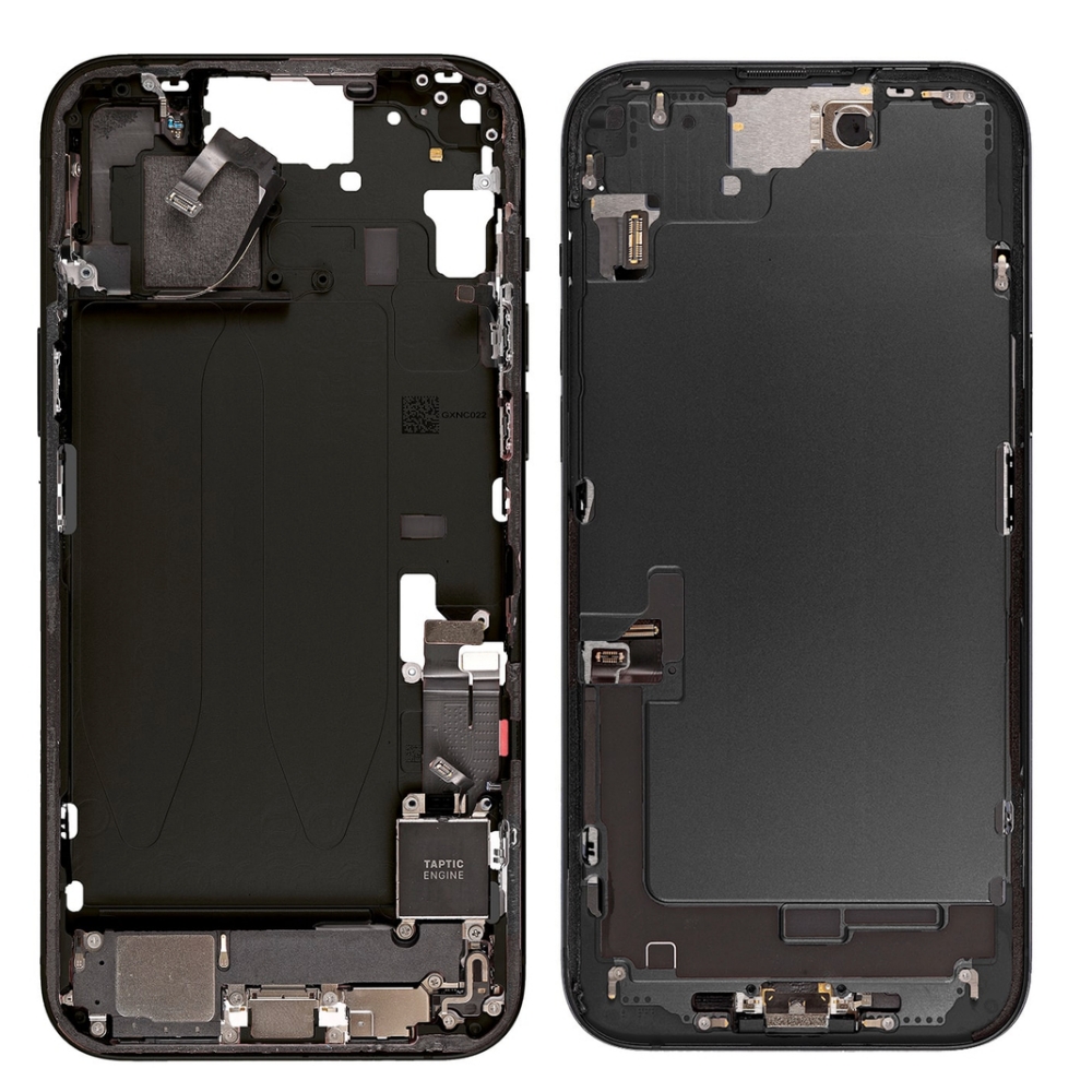 For iPhone 15 Plus Middle Frame Assembly Black
