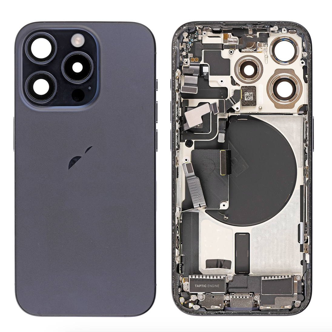 For iPhone 15 Pro Back Cover Full Assembly-Blue Titanium