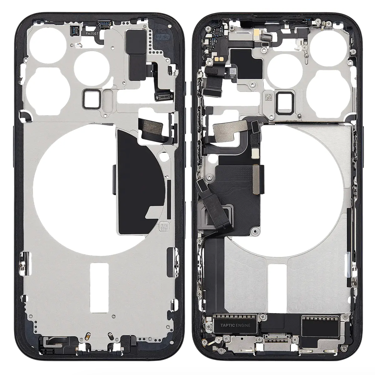 For iPhone 15 Pro Middle Frame Assembly-Blue Titanium