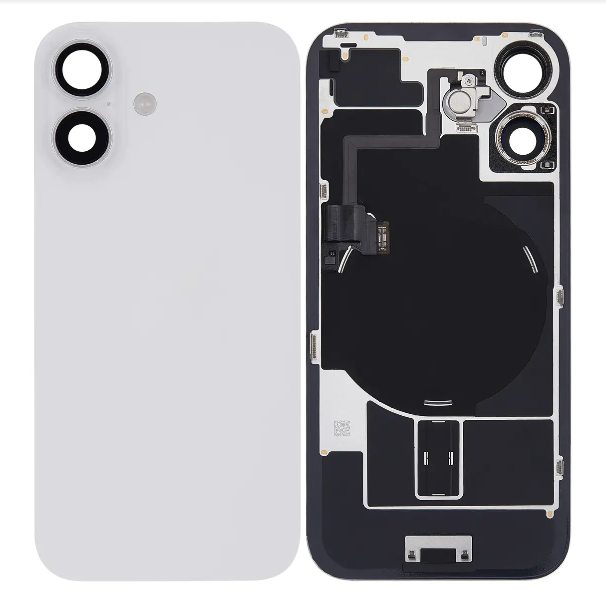 For iPhone 16 Back Glass Assembly- White