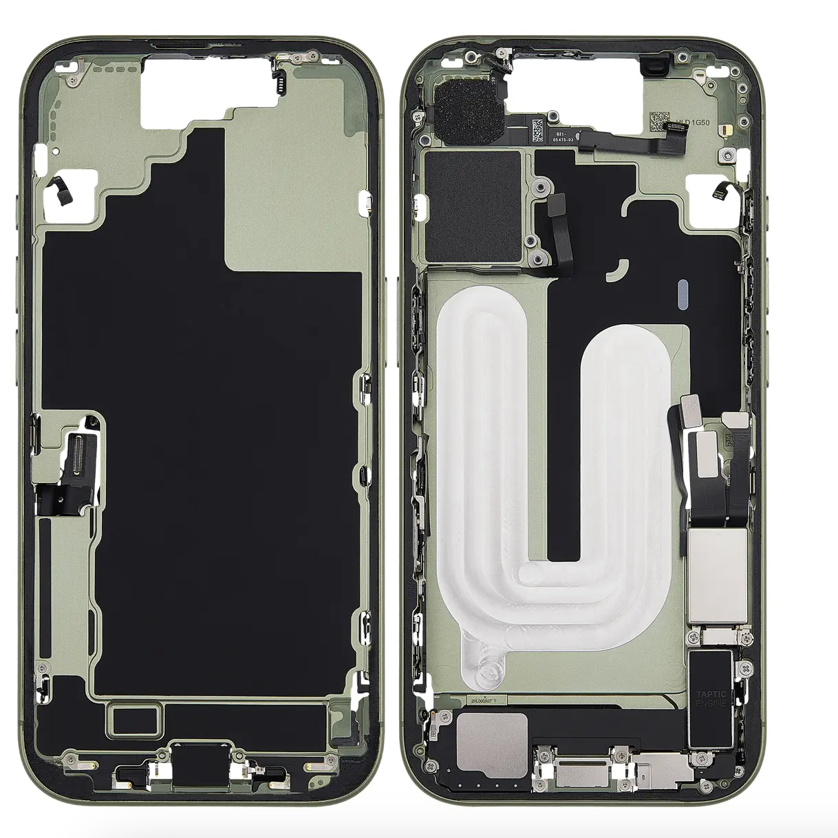 For iPhone 17 Mid-Housing Frame Assembly-Sage